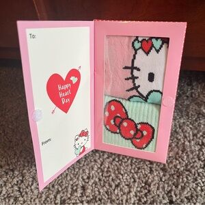 Sanrio - Hello Kitty - Mid-Crew Socks - 2 Pairs - Valentines - Hearts